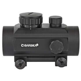 Barska 30mm 5 MOA Red Dot Sight includes a dual size mount